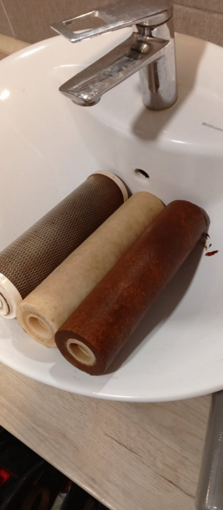 Замена картриджей фильтра Брест ул. Советская